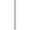 Rustfri st�lstolpe | � 76 mm | uden dekorativ ring | fastmonteret, til indst�bning i beton | samlet l�ngde: 1200 mm | uden l�s | uden �je